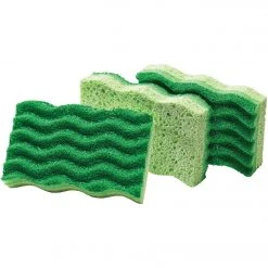 Libman 4.5 In. X 3 In. Green Medium Duty Scrubbing Sponge (2-Count)