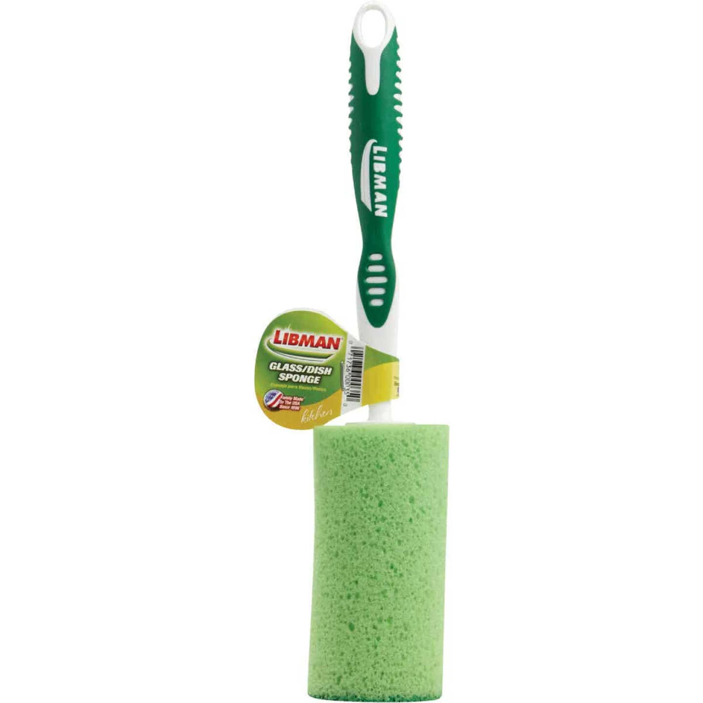 Libman 11.38 In. X 2.25 In. Green Glass & Dish Sponge 2 Libman 11.38 In. X 2.25 In. Green Glass & Dish Sponge - Image 2