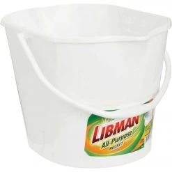 Libman 3 Gal. White All-Purpose Dual Spout Bucket -Outdoor Expressions Sales Shop ItemImage 602040 q5wgs1 3ztnu0 g9nxv8