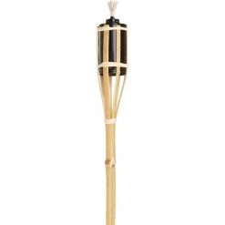 Outdoor Expressions 48 In. Natural Bamboo Patio Torch