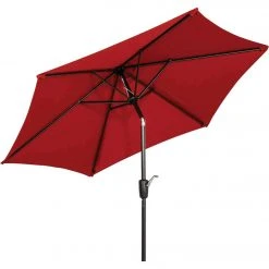 Outdoor Expressions 7.5 Ft. Aluminum Tilt/Crank Crimson Red Patio Umbrella 6 Outdoor Expressions 7.5 Ft. Aluminum Tilt/Crank Crimson Red Patio Umbrella -Outdoor Expressions Sales Shop ItemImage 800047 q5x651 3khyq0 fwca5p