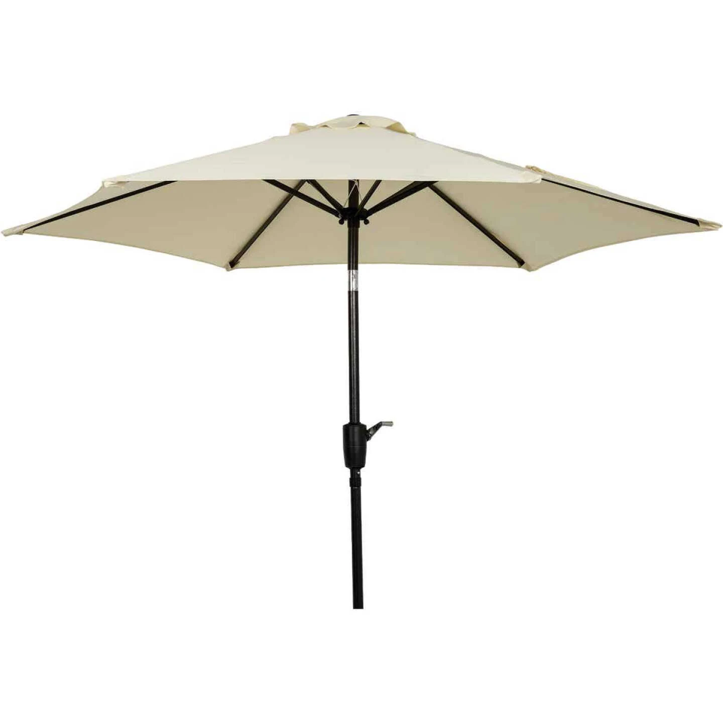Outdoor Expressions 7.5 Ft. Aluminum Tilt/Crank Cream Patio Umbrella 1 Outdoor Expressions 7.5 Ft. Aluminum Tilt/Crank Cream Patio Umbrella
