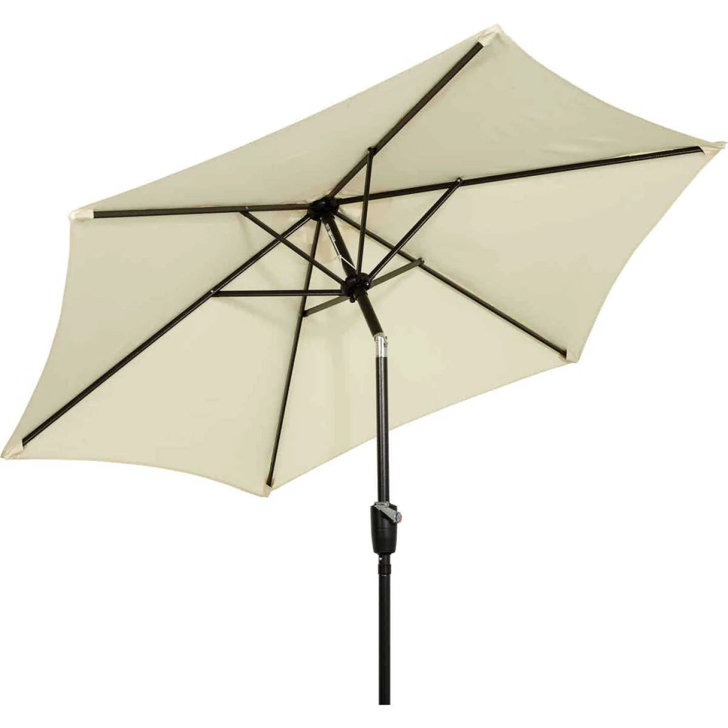 Outdoor Expressions 7.5 Ft. Aluminum Tilt/Crank Cream Patio Umbrella 3 Outdoor Expressions 7.5 Ft. Aluminum Tilt/Crank Cream Patio Umbrella - Image 3
