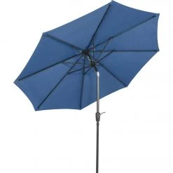 Outdoor Expressions 9 Ft. Aluminum Tilt/Crank Heather Blue Patio Umbrella 6 Outdoor Expressions 9 Ft. Aluminum Tilt/Crank Heather Blue Patio Umbrella -Outdoor Expressions Sales Shop ItemImage 800055 q5x65h d7v680 ax9hpo
