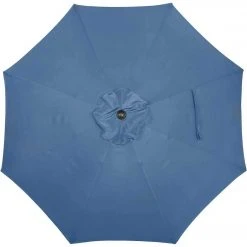 Outdoor Expressions 9 Ft. Aluminum Tilt/Crank Heather Blue Patio Umbrella 7 Outdoor Expressions 9 Ft. Aluminum Tilt/Crank Heather Blue Patio Umbrella -Outdoor Expressions Sales Shop ItemImage 800055 q5x65n 2o9d34 fjiepp