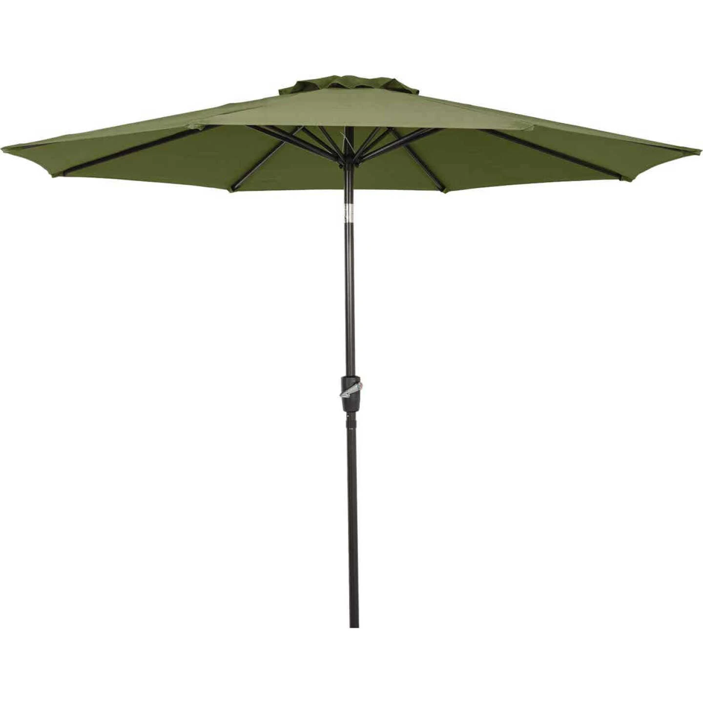 Outdoor Expressions 9 Ft. Aluminum Tilt/Crank Heather Green Patio Umbrella 1 Outdoor Expressions 9 Ft. Aluminum Tilt/Crank Heather Green Patio Umbrella