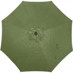 Outdoor Expressions 9 Ft. Aluminum Tilt/Crank Heather Green Patio Umbrella 7 Outdoor Expressions 9 Ft. Aluminum Tilt/Crank Heather Green Patio Umbrella -Outdoor Expressions Sales Shop ItemImage 800067 q5x66r dji5k0 oylpw