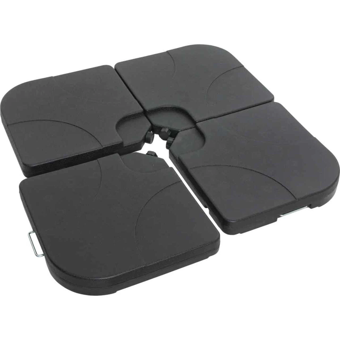 Outdoor Expressions 40 In. Square Black Plastic Umbrella Base (4-Piece) 1 Outdoor Expressions 40 In. Square Black Plastic Umbrella Base (4-Piece)