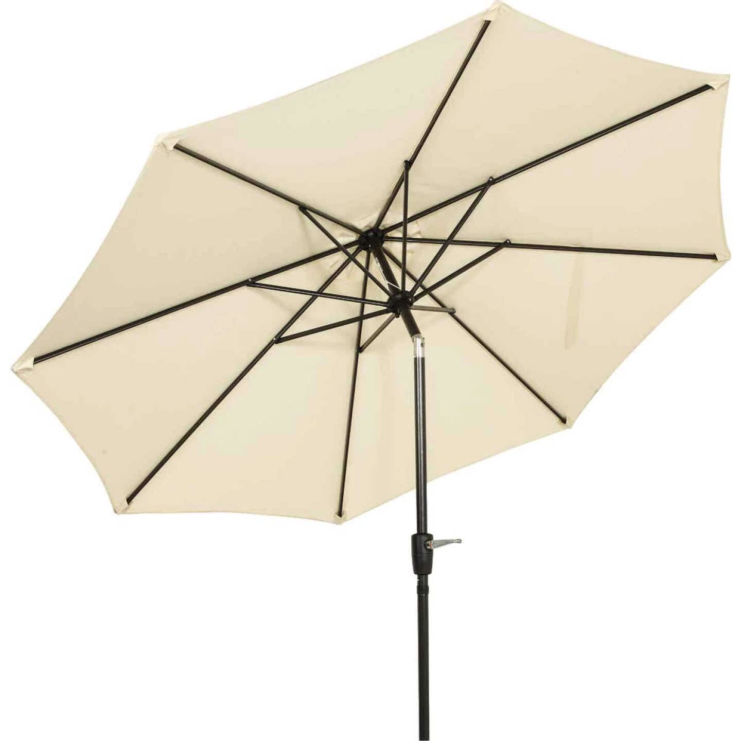 Outdoor Expressions 9 Ft. Aluminum Tilt/Crank Cream Patio Umbrella 4 Outdoor Expressions 9 Ft. Aluminum Tilt/Crank Cream Patio Umbrella - Image 4