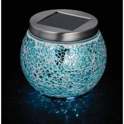 Outdoor Expressions 3.5 In. H. X 3.5 In. Dia. Green, Red, Or Purple Crackled Glass Tabletop Solar Patio Light 8 Outdoor Expressions 3.5 In. H. X 3.5 In. Dia. Green, Red, Or Purple Crackled Glass Tabletop Solar Patio Light -Outdoor Expressions Sales Shop ItemImage 802003 q5xas4 4zlksw f68dk2