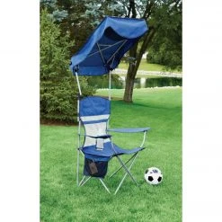 Outdoor Expressions Blue Polyester Omni-Directional Canopy Camp Chair -Outdoor Expressions Sales Shop ItemImage 809859 gqgb3bbm7kjnj693gcnzx7t4