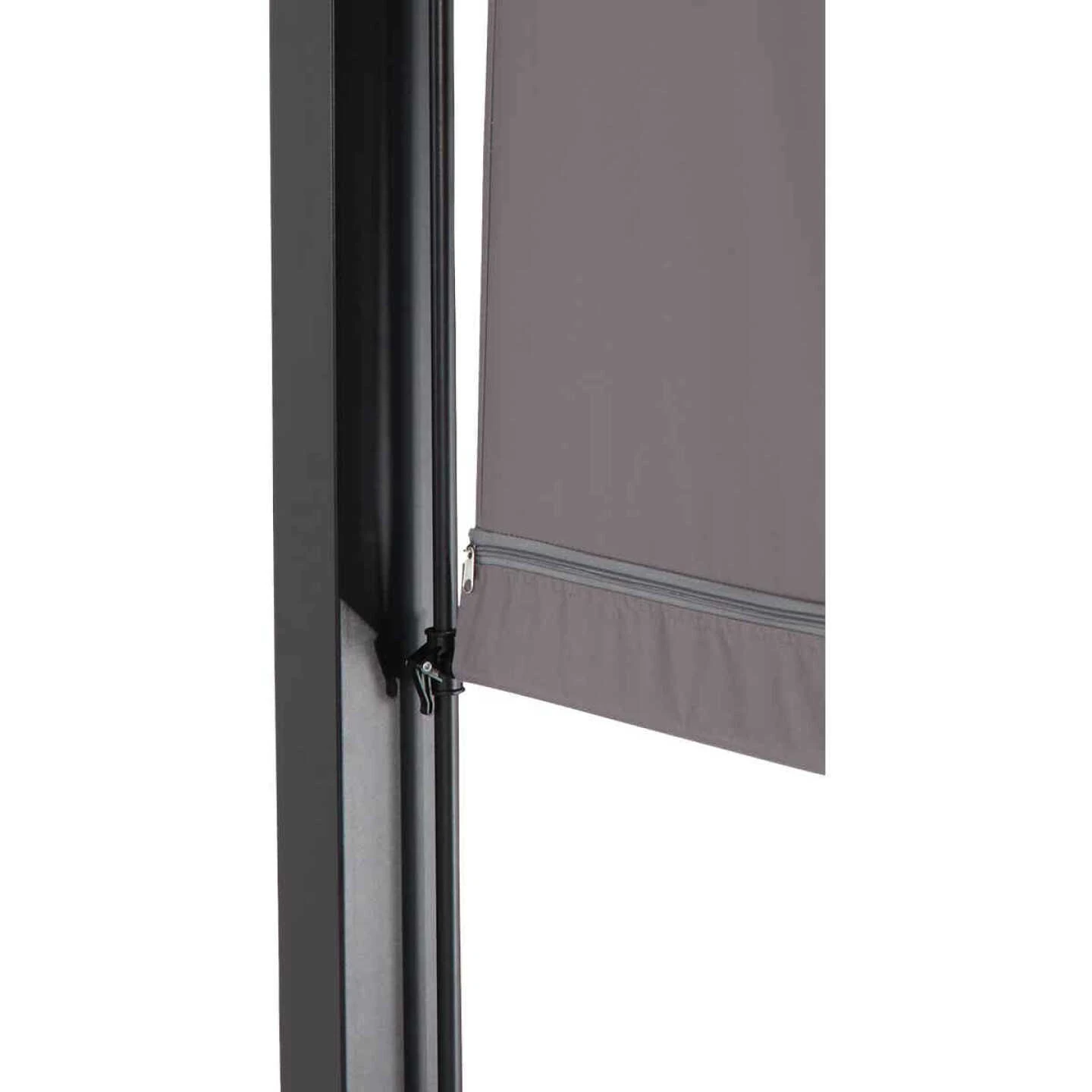 Outdoor Expressions 8.8 Ft. W. X 7.5 Ft. H. X 11.5 Ft. L. Black Steel Pergola 6 Outdoor Expressions 8.8 Ft. W. X 7.5 Ft. H. X 11.5 Ft. L. Black Steel Pergola - Image 6