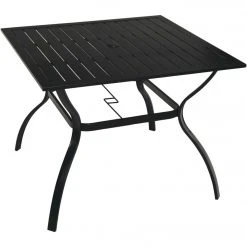 Outdoor Expressions 5-Piece Black Slat Dining Set -Outdoor Expressions Sales Shop ItemImage 843438 7r2qq62f5m39bzbpc47cb7g3