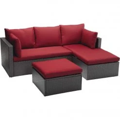 Outdoor Expressions Loft Red Wicker Sofa 8 Outdoor Expressions Loft Red Wicker Sofa -Outdoor Expressions Sales Shop ItemImage 865272 gtfs6bmz3nbk6wwfwvjx2rxp